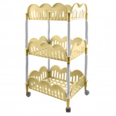 CARRELLO DOLLY GIALLO SHABBY (3pz)